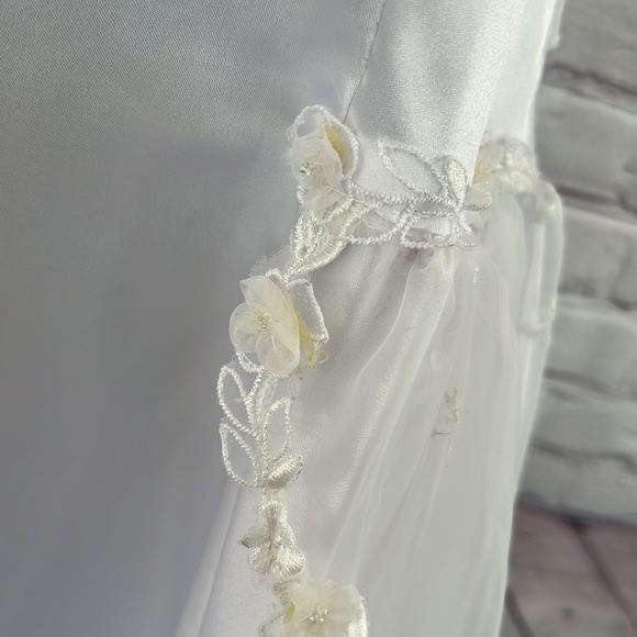 first Communion VIRGIN Mary Girls white long dress size 10 - Picture 9 of 11